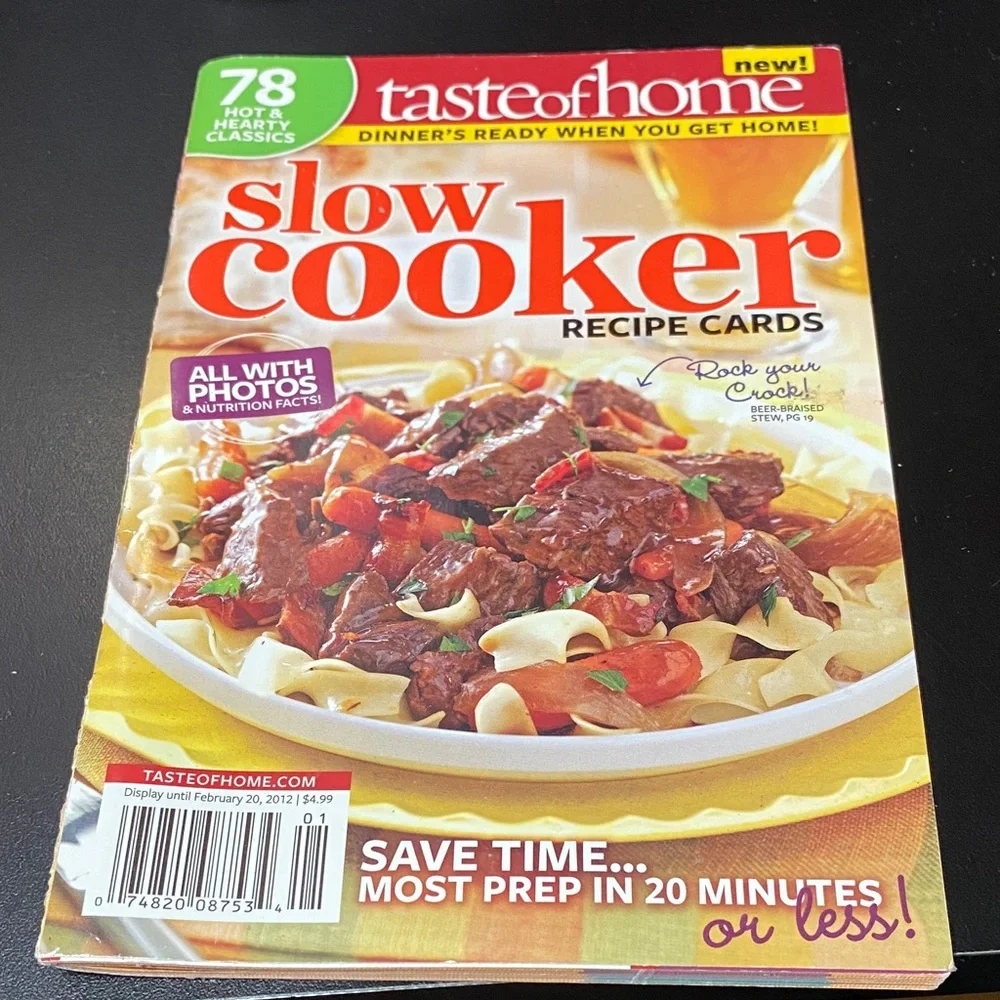 Vintage Taste of Home magazine four piece Cookbook Set + Bonus